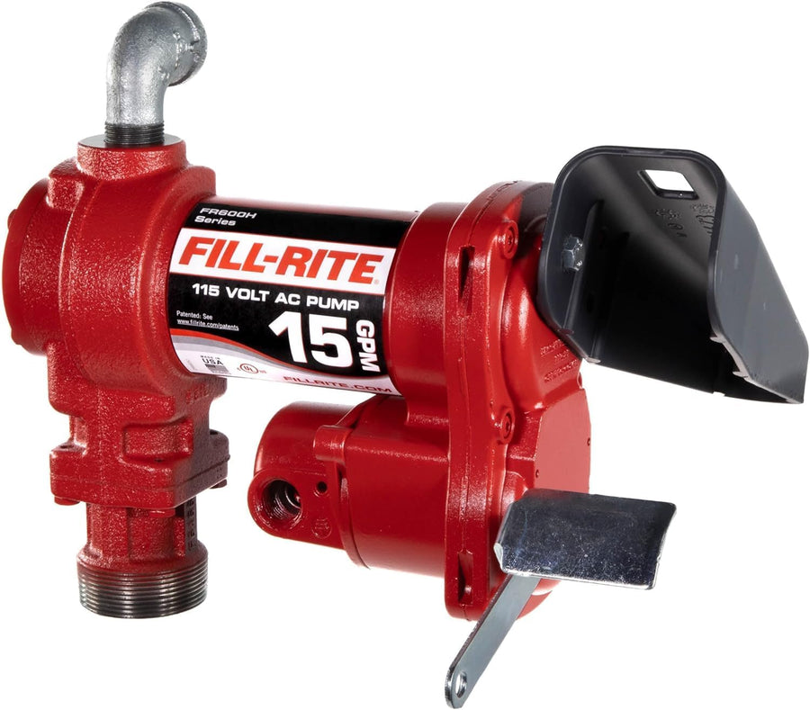 Fill-Rite 115V FR604H 15 GPM Fuel Transfer Pump (Pump Only) | Gasoline, Diesel, Kerosene, Ethanol & Methanol Blends & Biodiesel