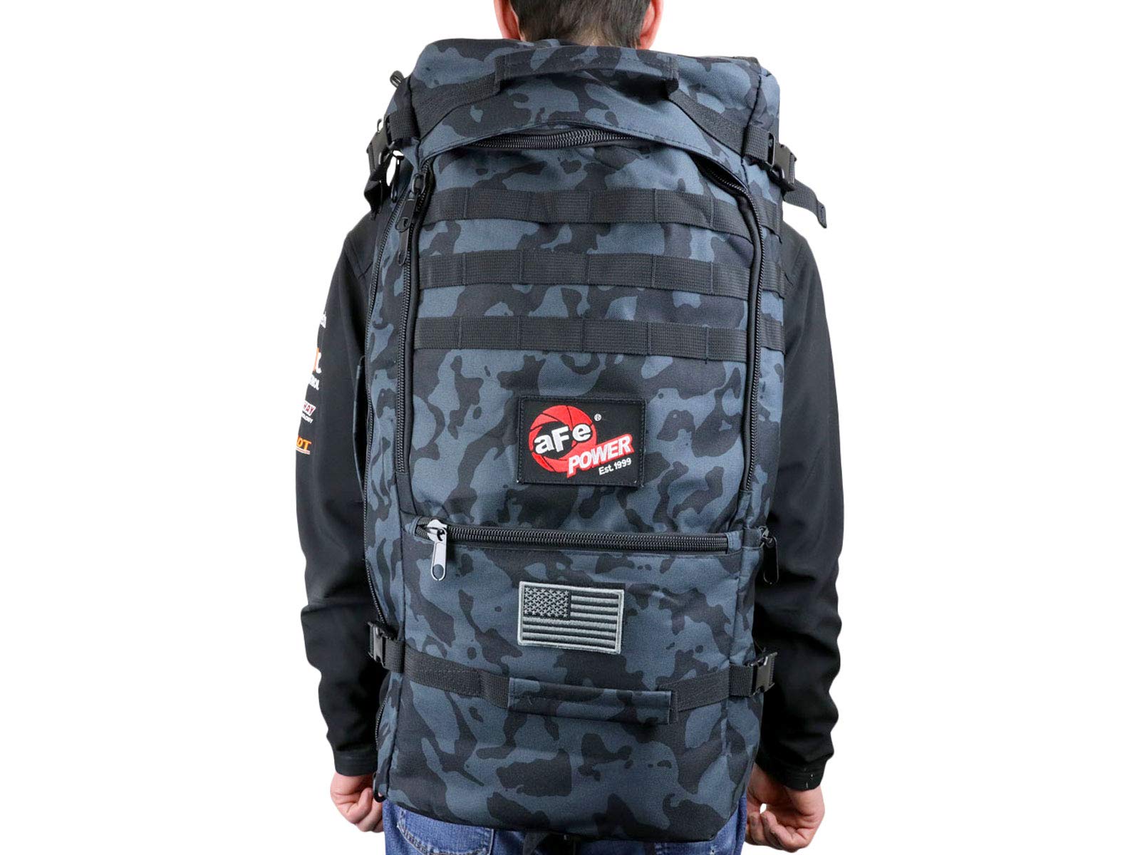 aFe POWER Tactical Backpack aFe Power Duffel Bag 55L Black Camouflage 40-33206-B