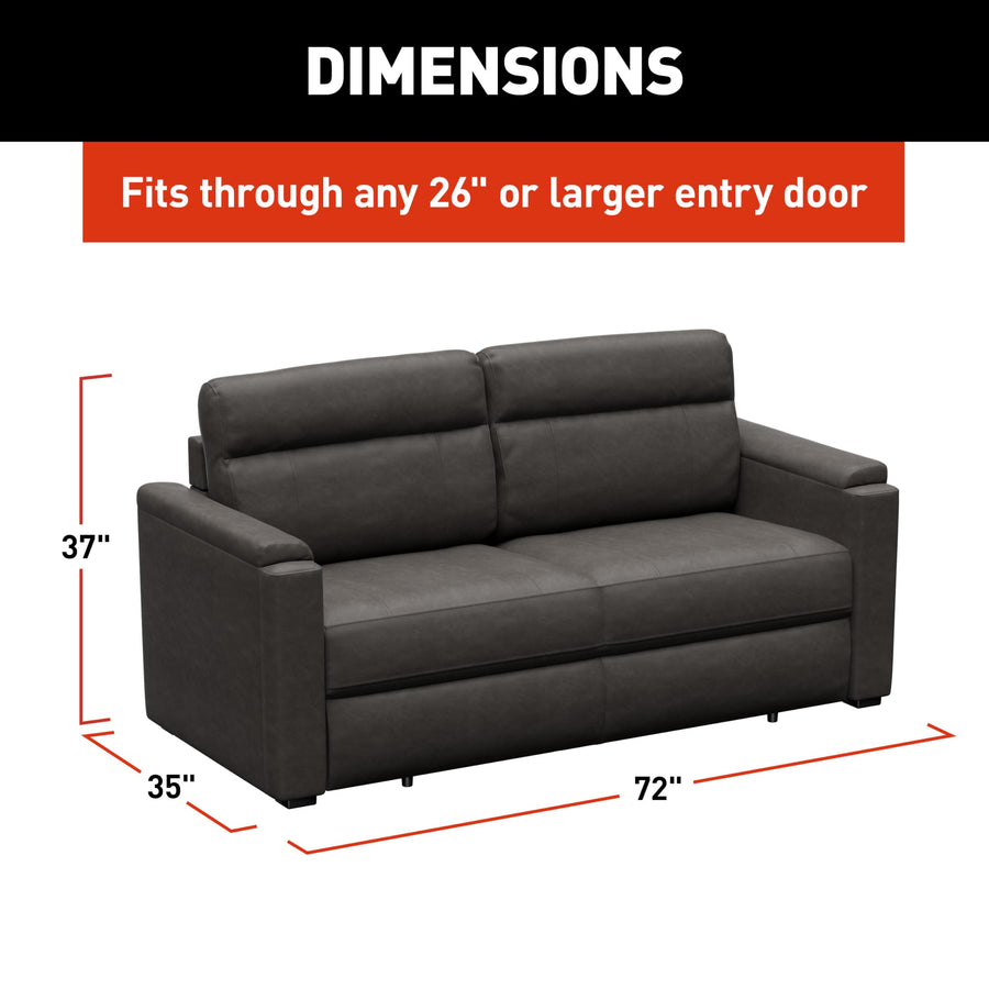 Signature Heritage Series THOMAS PAYNE 72" McCoy RV Rest Easy Sleeper Sofa with Easy-to-Use Fold-Out Mechanism, 81" Bed Depth - 2024044358
