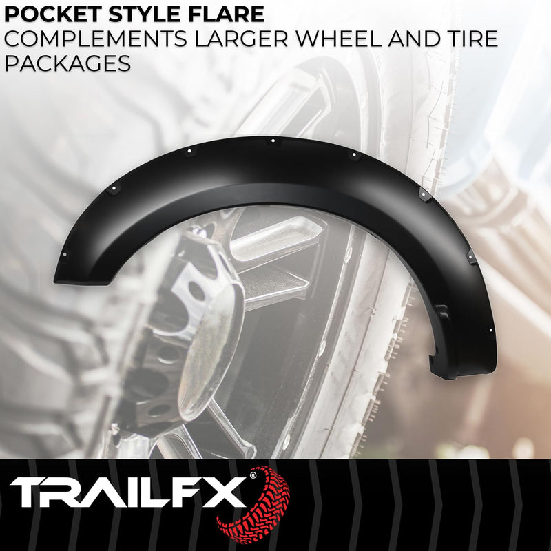 Pocket Style Trailfx Flare Smooth Set Of 4