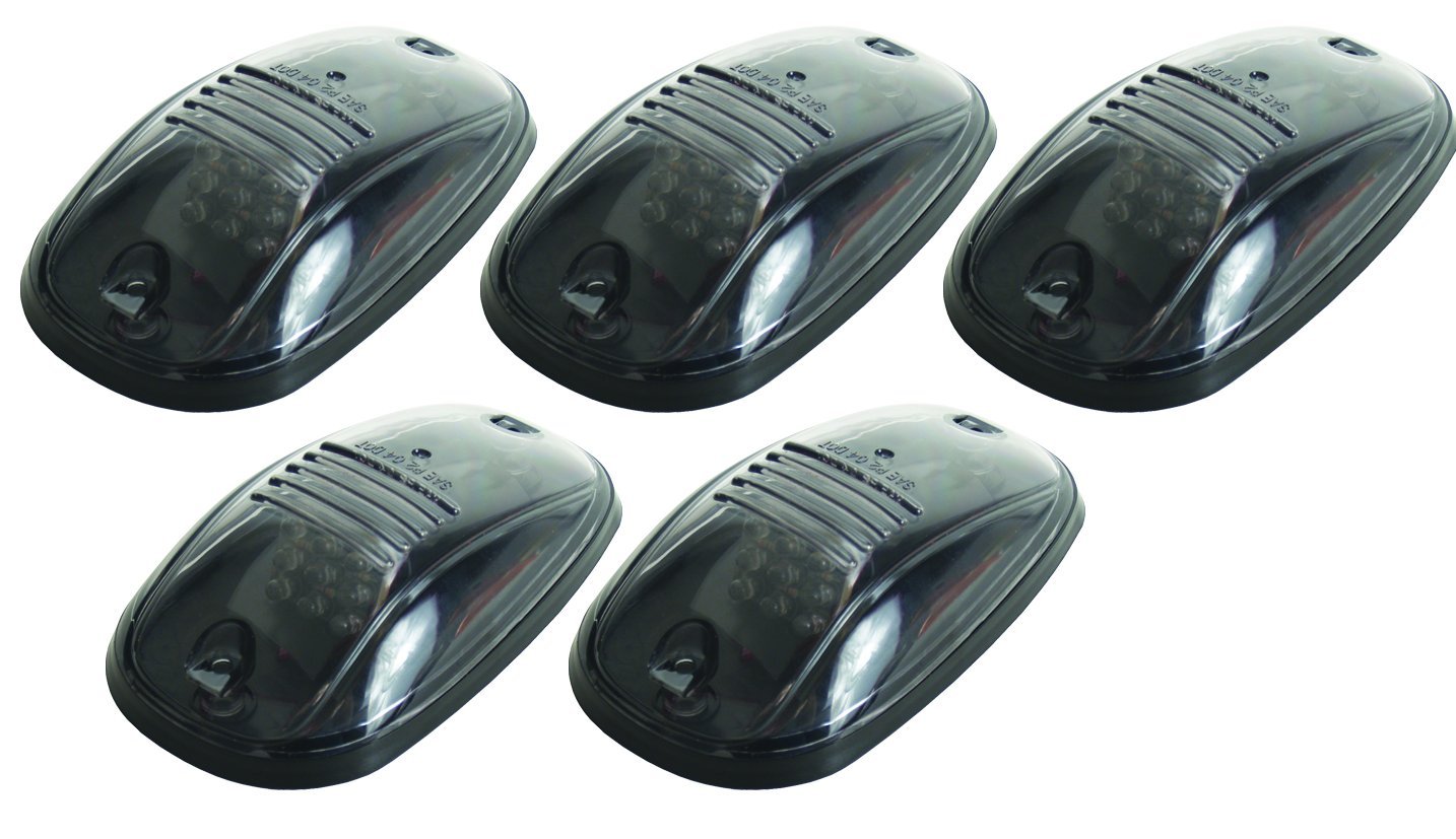 Pacer Performance Hi-Five 20-236C Clear Ford Style LED Cab Roof Light, (Pack of 5)