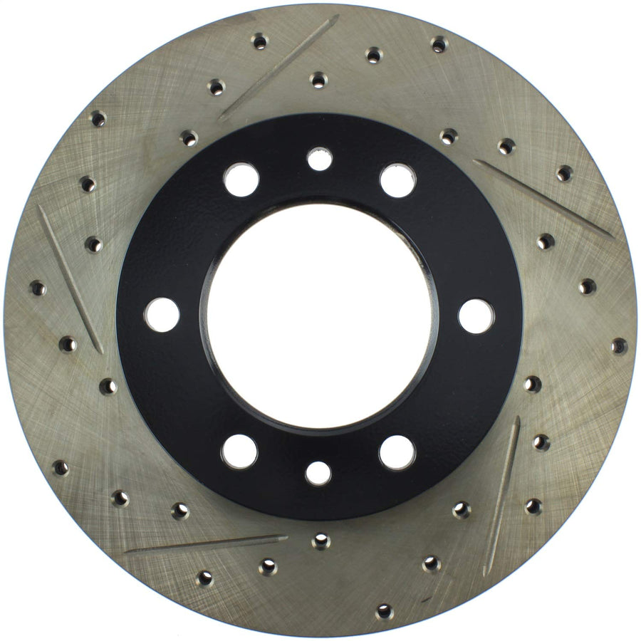 Sport Drilled/Slotted Brake Rotor StopTech 127.44037R (Front Right), 1 Pack