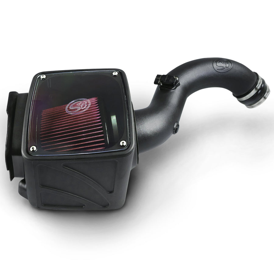 Cold Air Intake S&B Filters 75-5101 For 2001-2004 Chevy/GMC Duramax LB7 6.6L (Oiled Cleanable, 8-ply Cotton Filter)