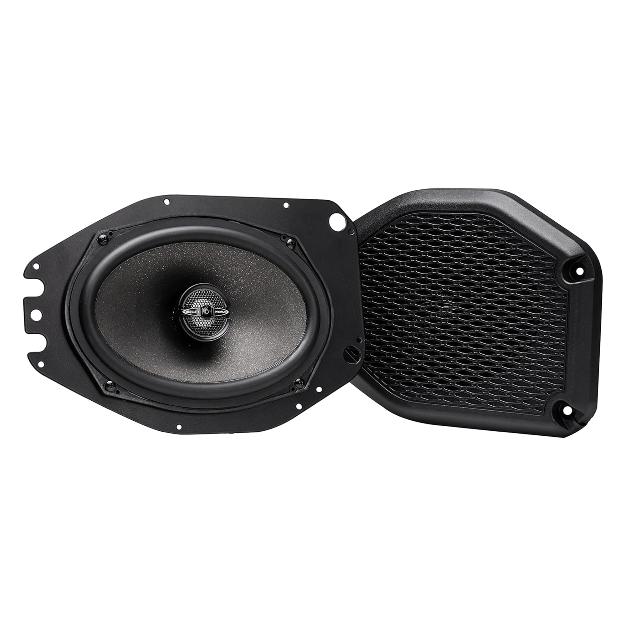 6x9-Inch MB Quart Rear Speaker Upgrade Compatible with Jeep Wrangler(JL) 2018-2023 and Jeep Gladiator(JT) 2020-2023, 220W Max, (Pair)