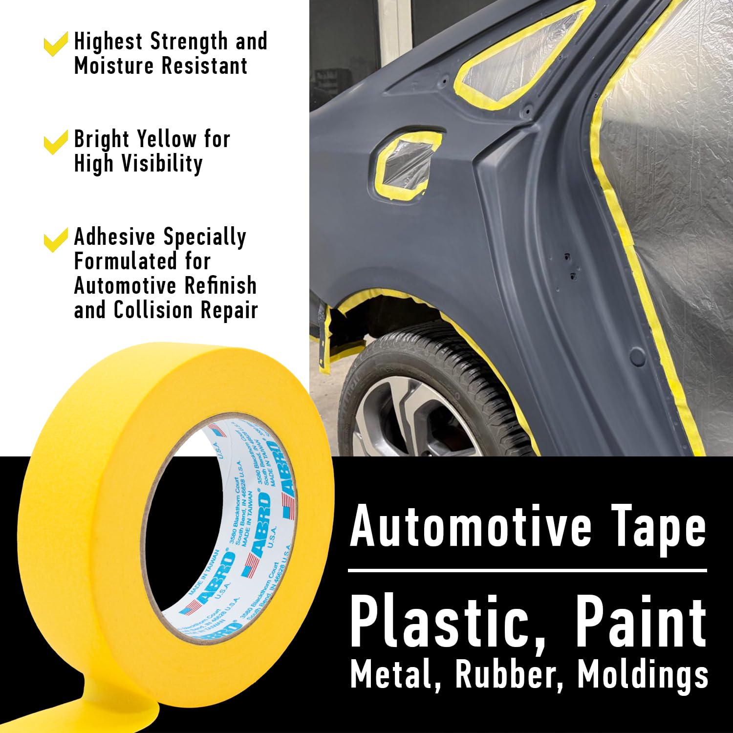 Automotive Masking Tape ABRO 18mm x 55M