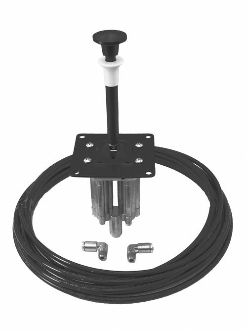 4-Way Buyers Products K1010FAS, 3-Position Manual Air Control Valve, Feathering, Locking Neutral Control Kit, Pneumatic Air Shift Pump