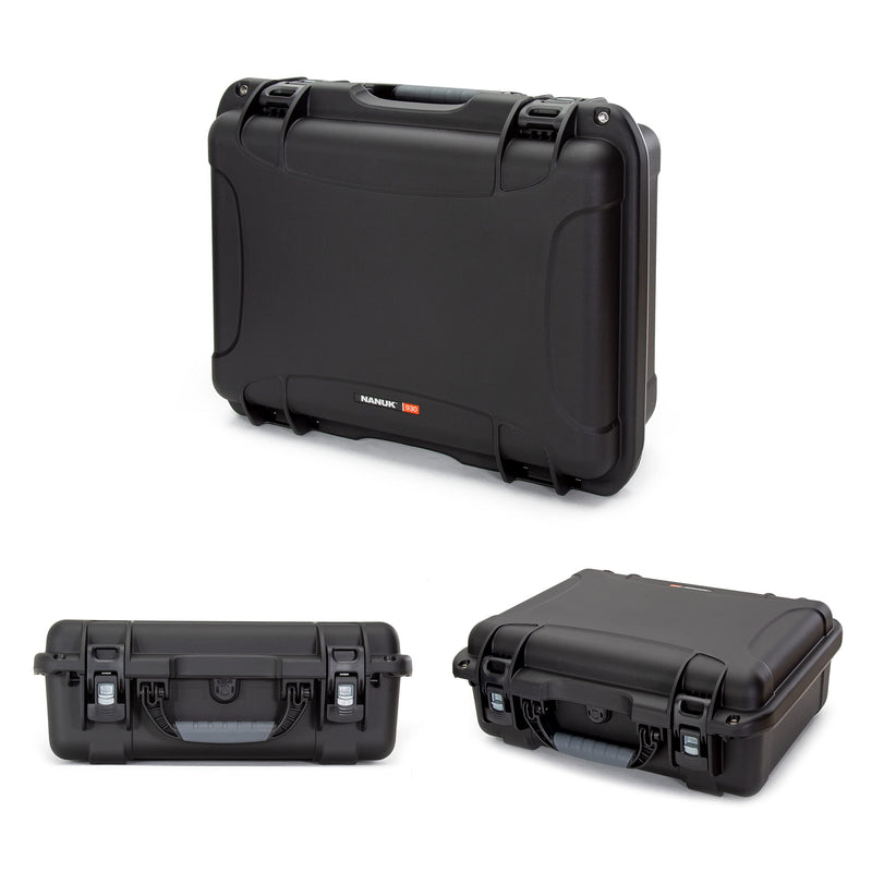 Nanuk 930 Large Series Lightweight NK-7 Resin Waterproof Case with Padded Divider, Black