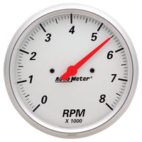 AUTO METER Arctic White 1399 Electric Tachometer,5.000 in.