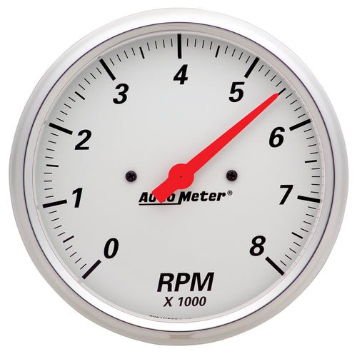 AUTO METER Arctic White 1399 Electric Tachometer,5.000 in.