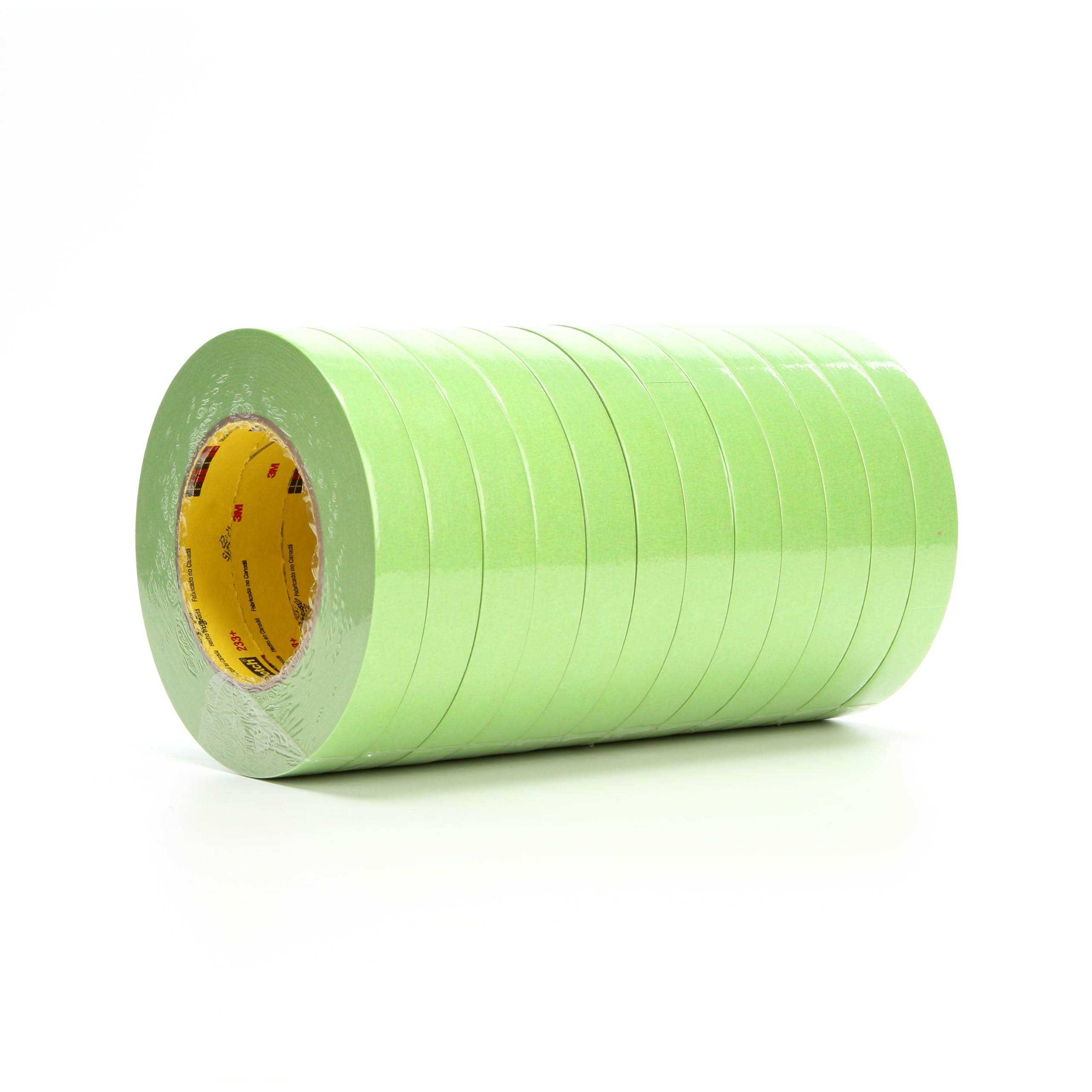 3M Scotch 233+ Performance Masking Tape, 26334, Green, 18 mm x 55 mm, Flexible, Moisture Resistant, Premium Paper Backing, 48 Rolls