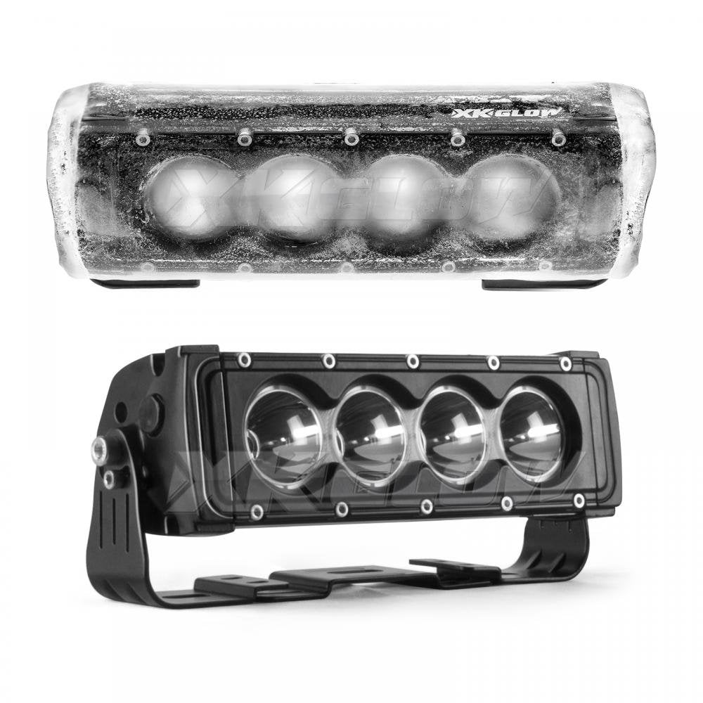 XKchrome White XK-WROCK Low Profile Ultra Bright Rock Light Pod XKGLOW