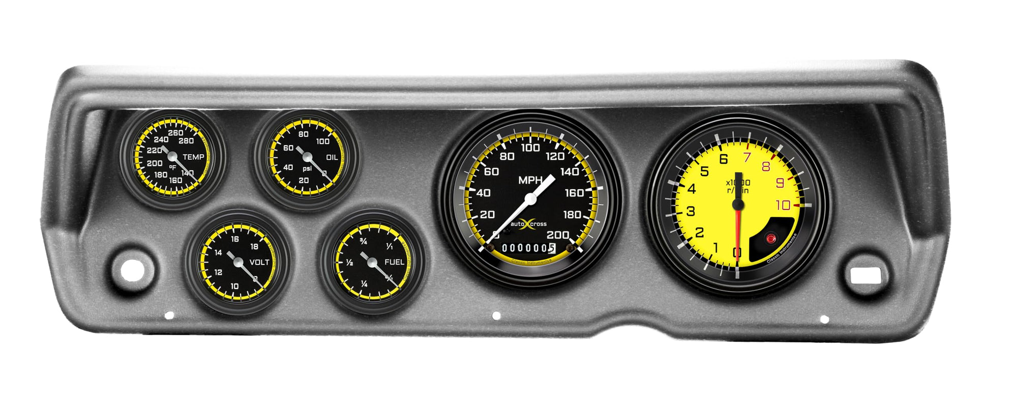 70-76 DUSTER AUTO CROSS YELLOW CDDU70AXY101BA FS 6ga SET-MOPA