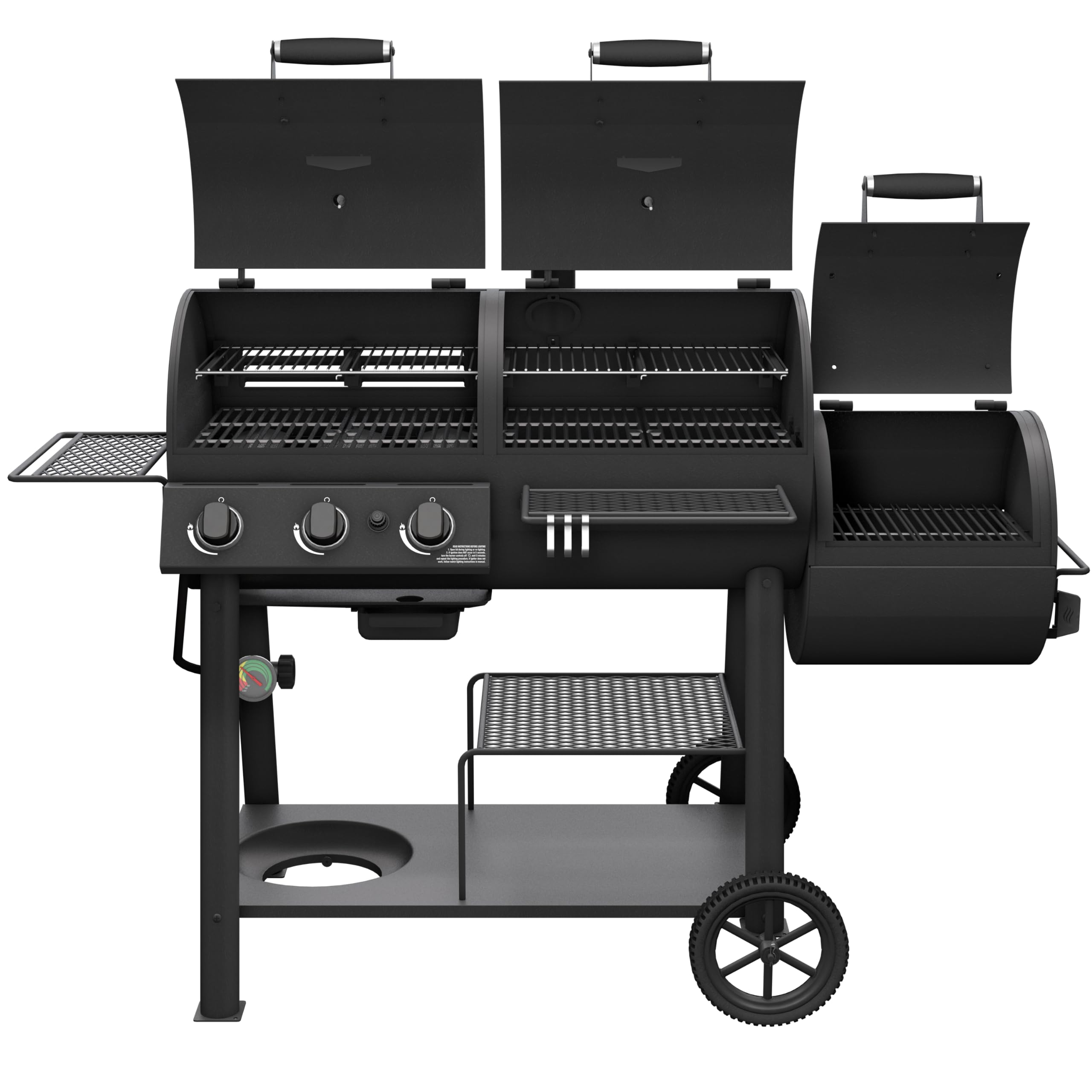 Canyon Combo DLX Oklahoma Joe's Charcoal and Propane Gas Smoker & Grill - 24203005