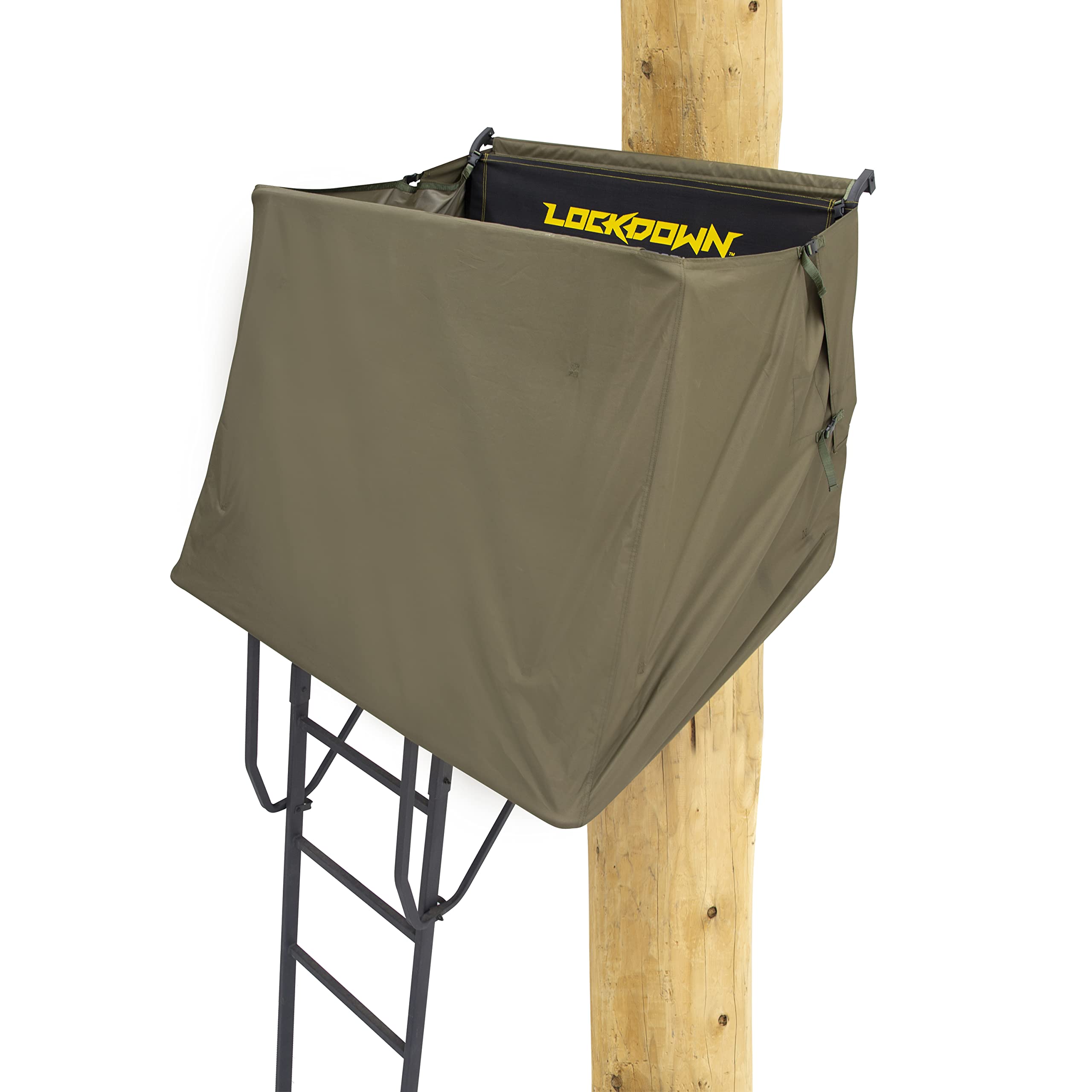 Lockdown™ 2-Man Rivers Edge® Concealment Kit, Ladder Stand Concealment, Durable, Solution-Dyed, Fade Resistant, Easy Attachment, for Use with Lockdown™ Ladder Stands, LD702