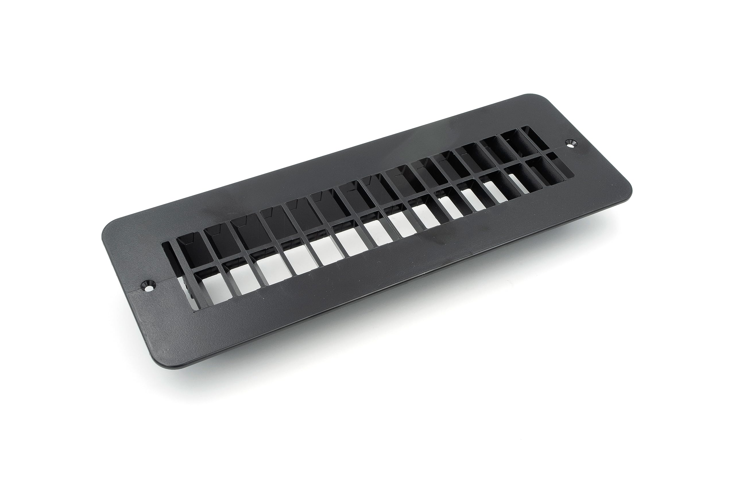 B&B Molders, Floor Register 94257 2x10 No Damper – Black, Impact-Resistant Plastic Vent, Heavy-Duty 200 lb Capacity, OEM Replacement – Made in USA