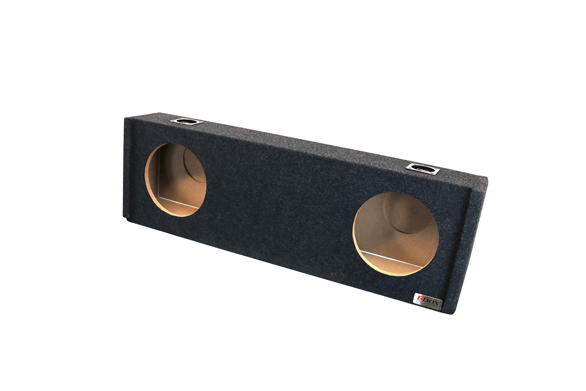 Bbox 10" Dual Sealed Carpeted Subwoofer Enclosure - Fits 1983-2012 Ford Ranger Extended Cab/Super Cab, Charcoal - Subwoofer Box Improves Audio Quality, Sound & Bass