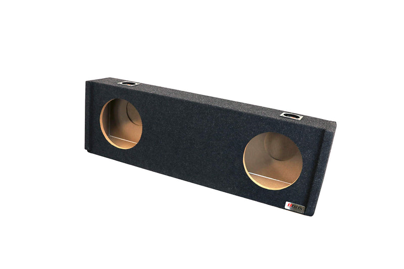 Bbox 10" Dual Sealed Carpeted Subwoofer Enclosure - Fits 1983-2012 Ford Ranger Extended Cab/Super Cab, Charcoal - Subwoofer Box Improves Audio Quality, Sound & Bass