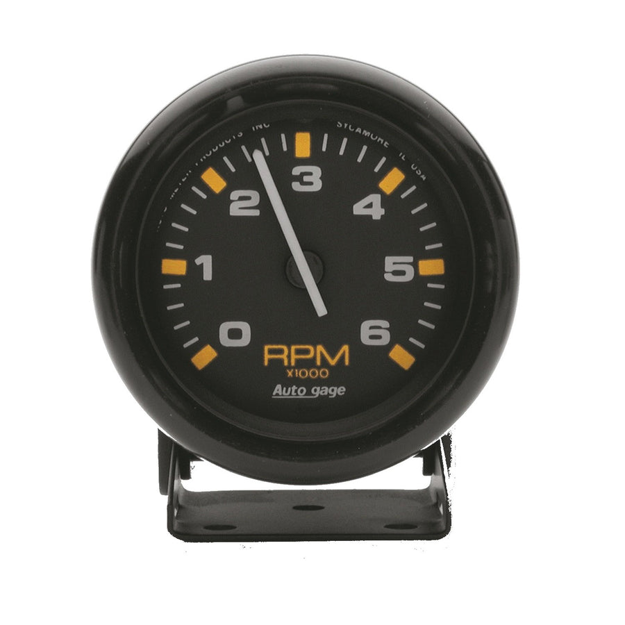 AUTO METER Autogage 2306 Mini Tachometer,2.750 in., Black dial/Black bezel