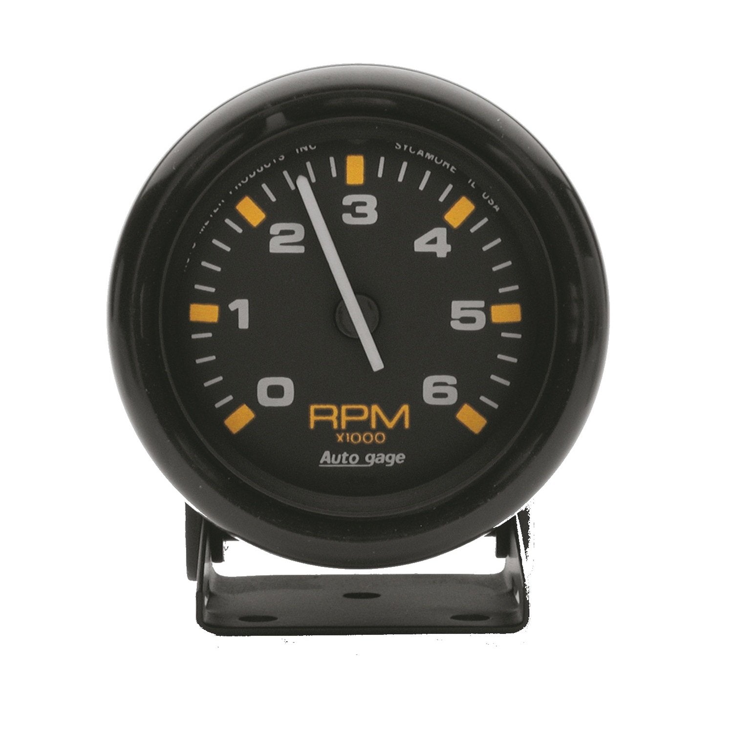 AUTO METER Autogage 2306 Mini Tachometer,2.750 in., Black dial/Black bezel