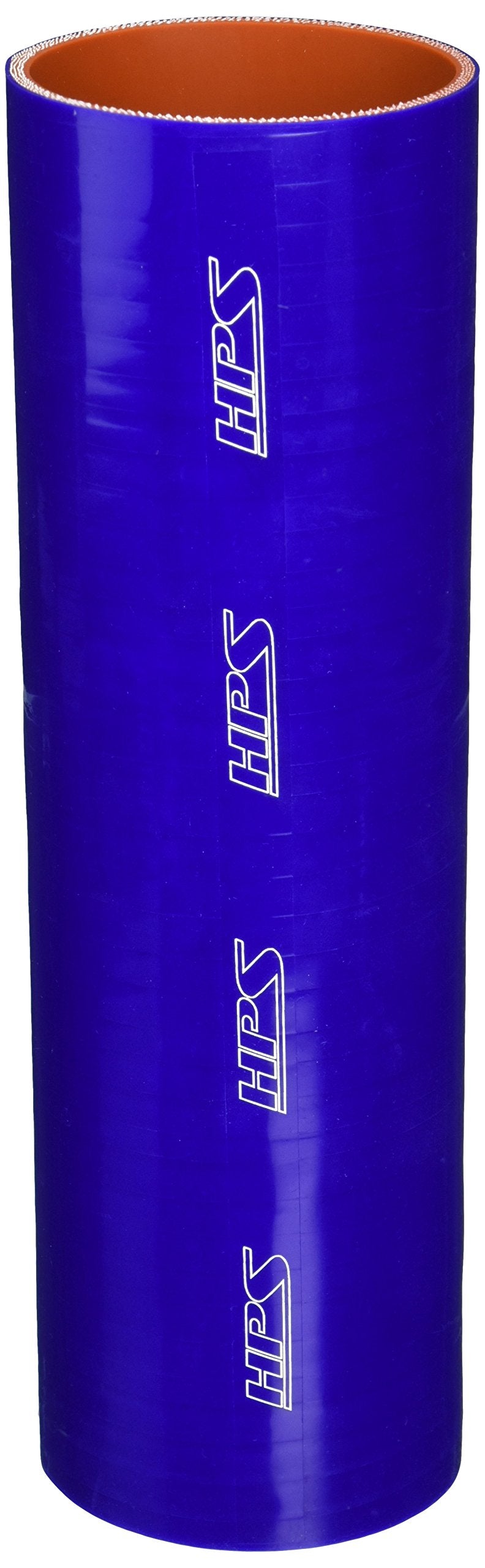 HPS Silicone HTST-325-BLUE High Temperature 4-ply Reinforced Tube Coupler Hose, 40 PSI Maximum Pressure, 12" Length, 3-1/4" ID, Blue