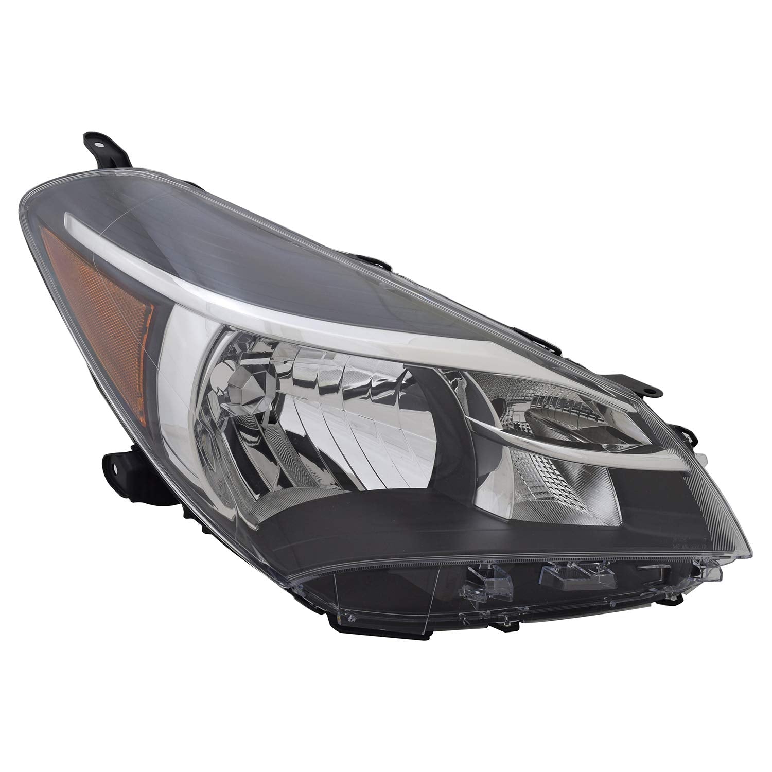 Right TYC Headlight Assembly Compatible with 2015-2017 Toyota Yaris