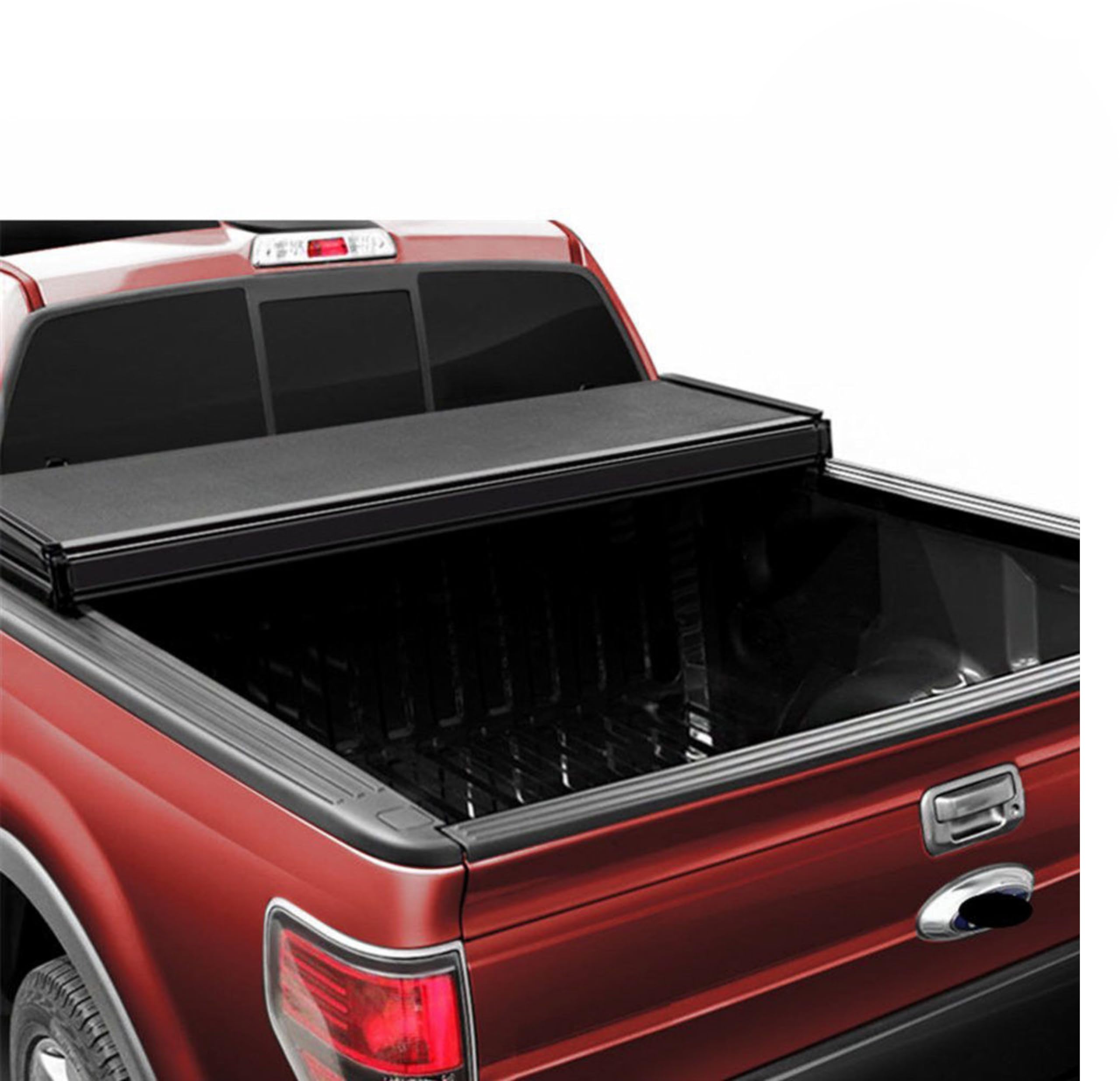 Hard Tonneau Cover Black Horse High Profile Trifold Black (5.4ft Bed) Compatible with 2007-2020 Toyota Tundra