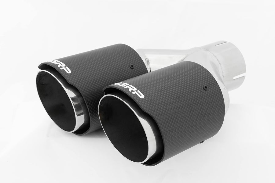 Carbon Fiber MBRP Universal Dual Tip 3.5in OD/2.5in Inlet