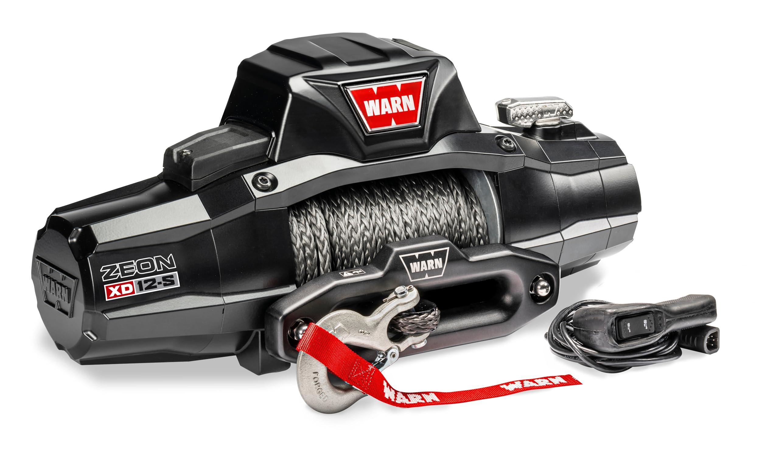 Zeon XD WARN 110012 12-S Convertible Winch Kit with Hub Wireless & Wired Remote - 12,000 lb Capacity