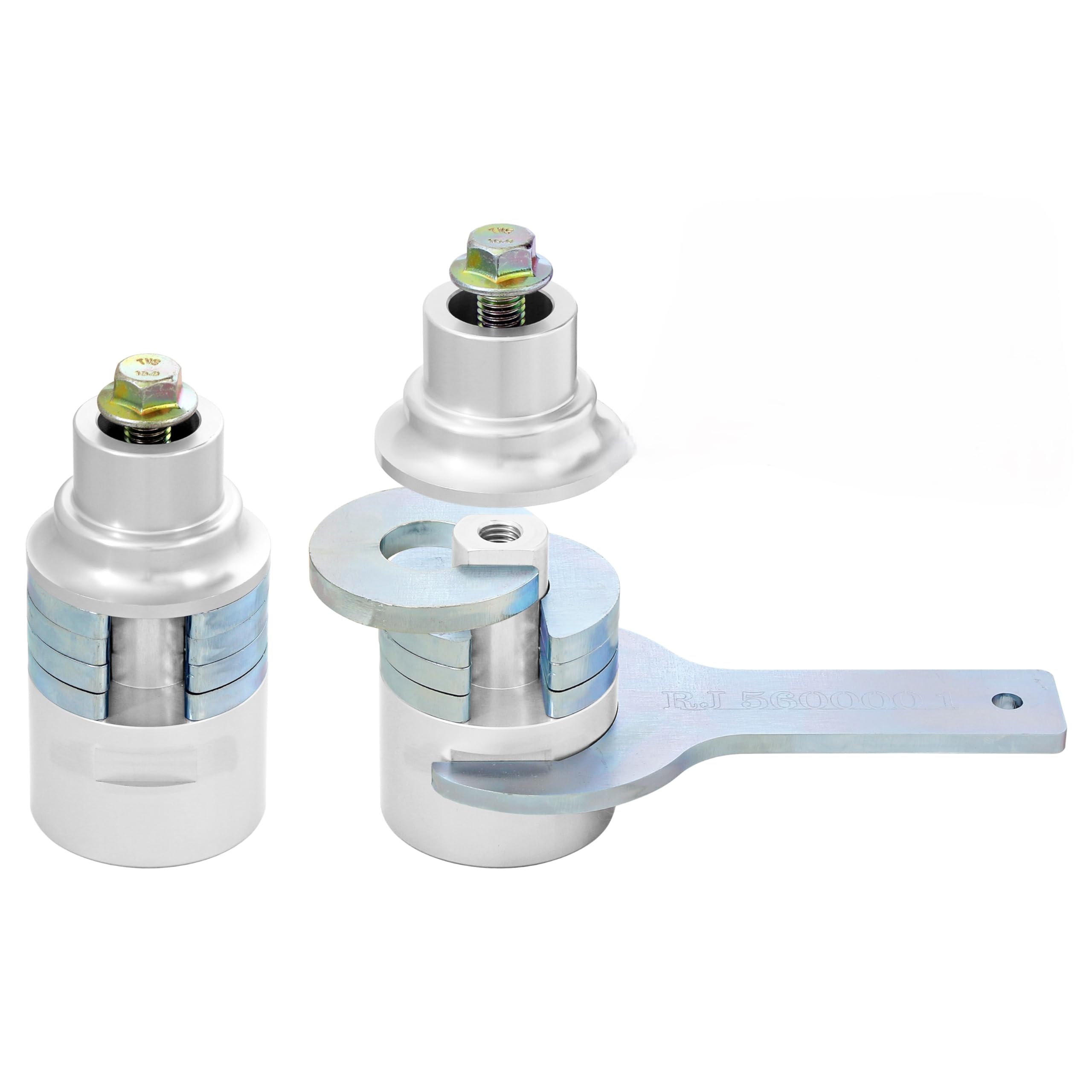 ADJUSTABLE ROCKJOCK FRONT BUMP STOP KIT FOR JL/JT/JK