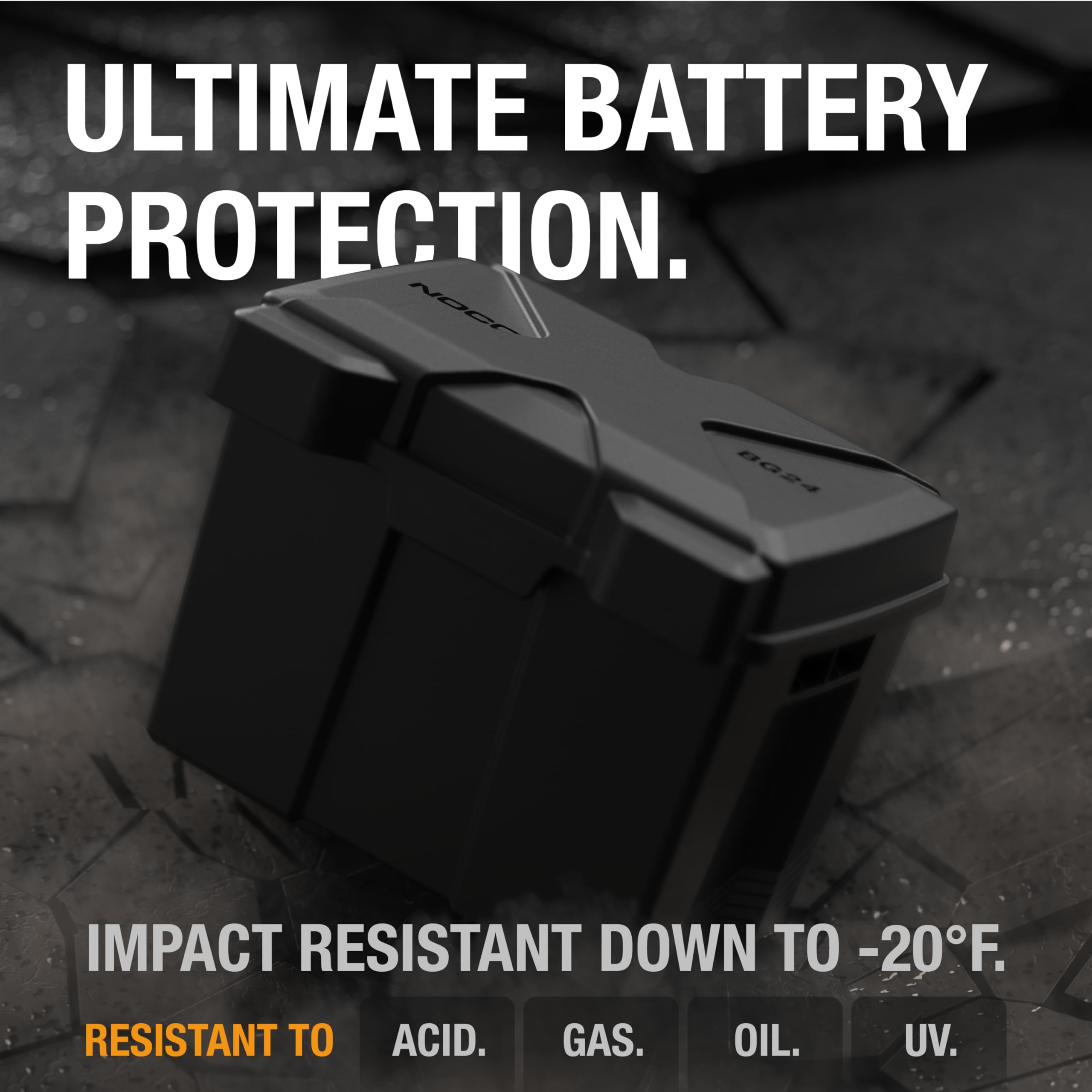 BG24 NOCO Snap-Top Battery Box, Group 24 12V Battery Box for Marine, Automotive, RV, Boat, Camper and Travel Trailer Batteries
