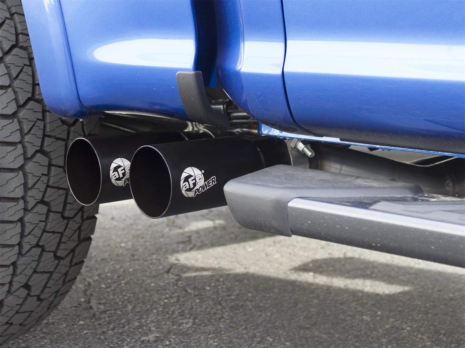 Rebel Series aFe Power 49-43081-B 3" x 2.5" Stainless Steel Cat-Back EcoBoost Performance Exhaust System