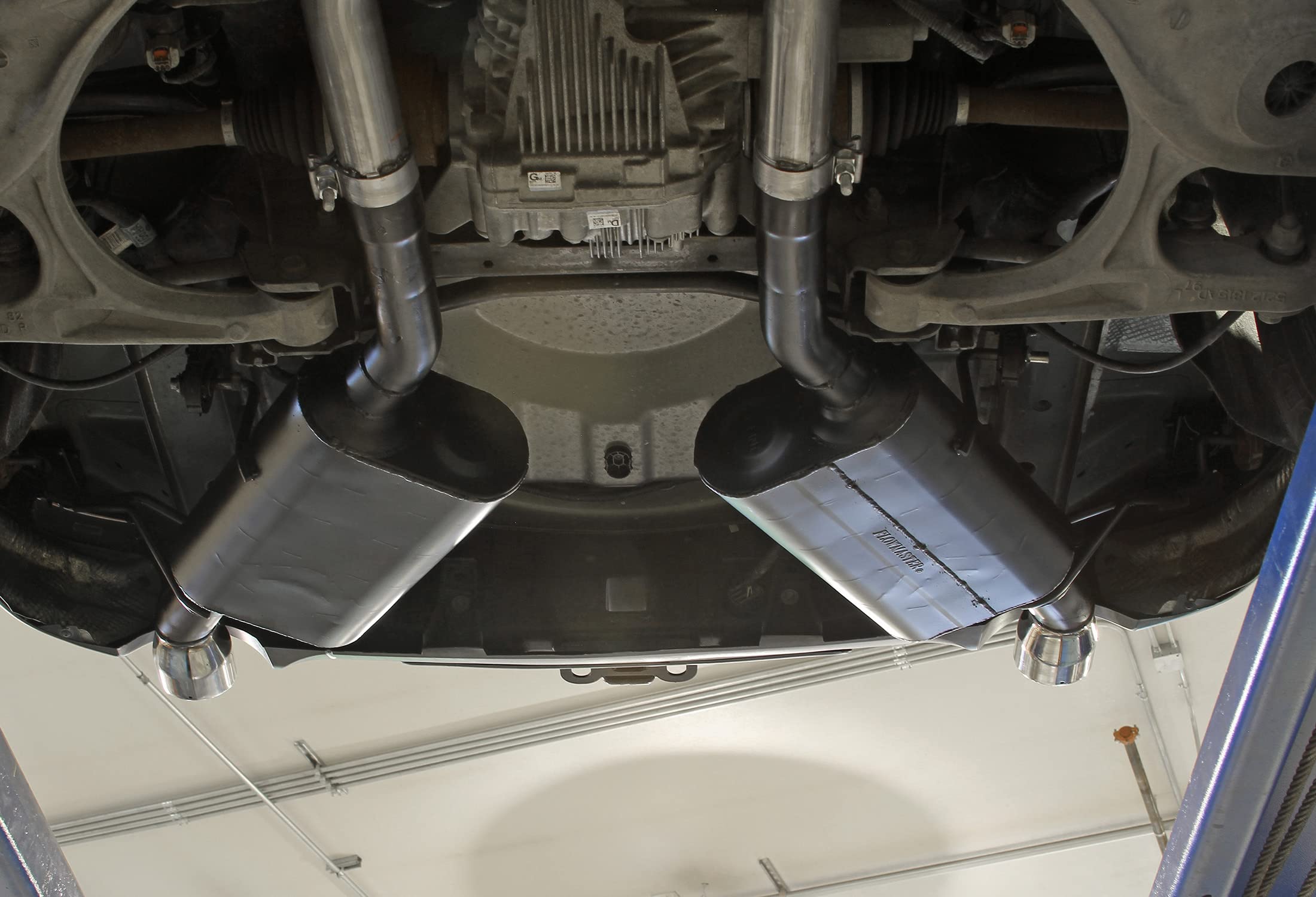 Flowmaster 817575 Cat-Back Force II Exhaust 2.5 Inch Dual Rear Exit 409 Stainless Steel 4 Inch Polished 304 Stainless Steel Tips Compatible with 2011-2021 Jeep Grand Cherokee 3.6L 5.7L