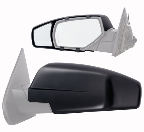 K SOURCE 80910 Snap & Zap Custom Fit Towing Mirror for 2014-2019 Silverado 1500, 2500, 3500 (No 2014), Sierra 1500, 2500, 3500 (2015-2018), Patented