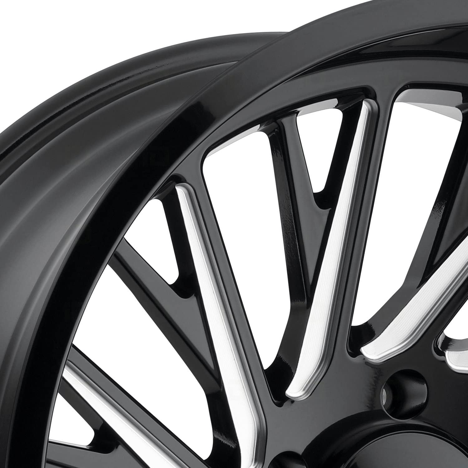 9114-2183BM CALI OFF-ROAD Purge 9114 Gloss Black/Milled 20X10 6-139.7 -25mm 106mm