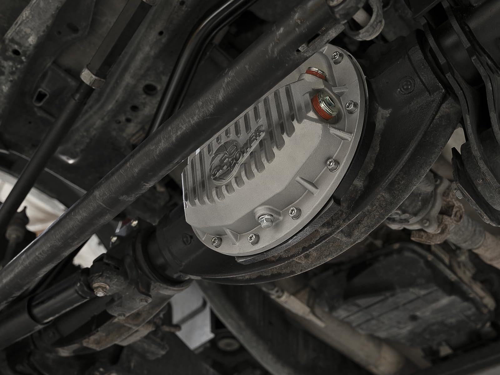 aFe POWER Front Differential Cover Street Series Raw w/Machined Fins - #46-70400 - Dodge Trucks 2500/3500 13-23 (AAM 9.25-12)