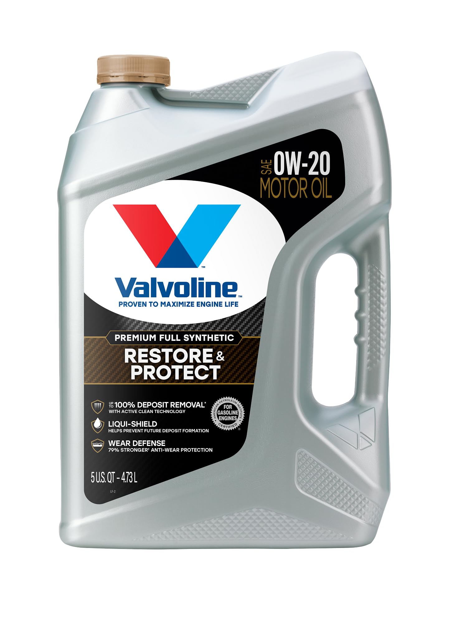 Full Synthetic Valvoline Restore & Protect 0W-20 Motor Oil 5 Quart