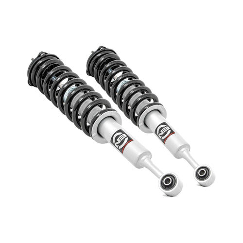 Rough Country Loaded N3 Struts for Toyota 4Runner & FJ Cruiser (2003-2009) w/3" Lift - Performance Suspension Upgrade, 2 Pre-Loaded Coil Struts