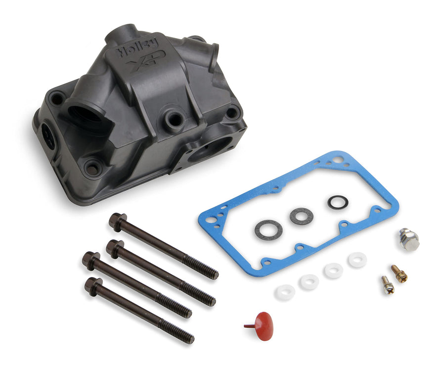 Ultra XP Aluminum Fuel Bowl Kit Holley 134-78HB - Hard Core Gray