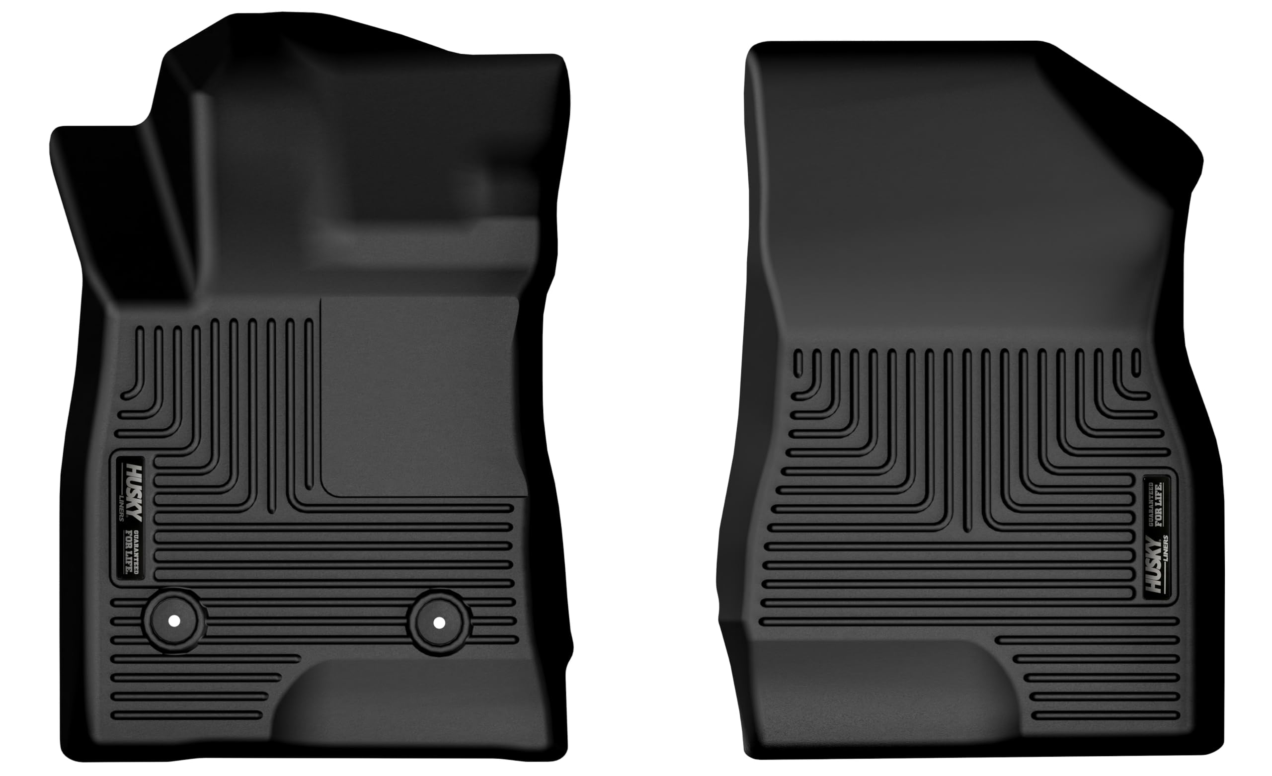 Weatherbeater Husky Liners Floor Mats | Fits 2024-2026 Buick Envista & 2024-2026 Chevrolet Trax | Front Row, 2-pc Black - 13891