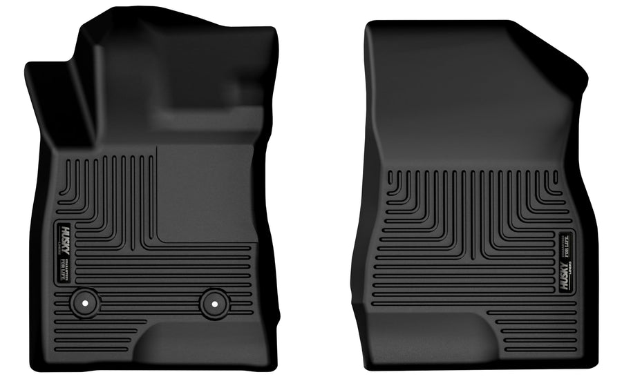Husky Liners Floor Mats X-act Contour | Fits 2024-2026 Buick Envista & 2024-2026 Chevrolet Trax | Front Row, 2-pc Black - 55971