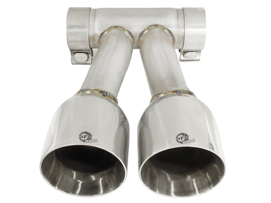 304 Stainless Steel aFe Polished Exhaust Tip Assembly for Porsche Boxster S H6-3.4L Engine