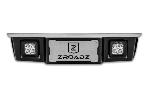 ZROADZ Universal 2" Hitch Step Kit LED - Black Mild Steel Bolt-On, No Drilling - Includes (2) 3 Inch LED Pod Lights and Universal Wiring Harness - PN#Z390010-KIT