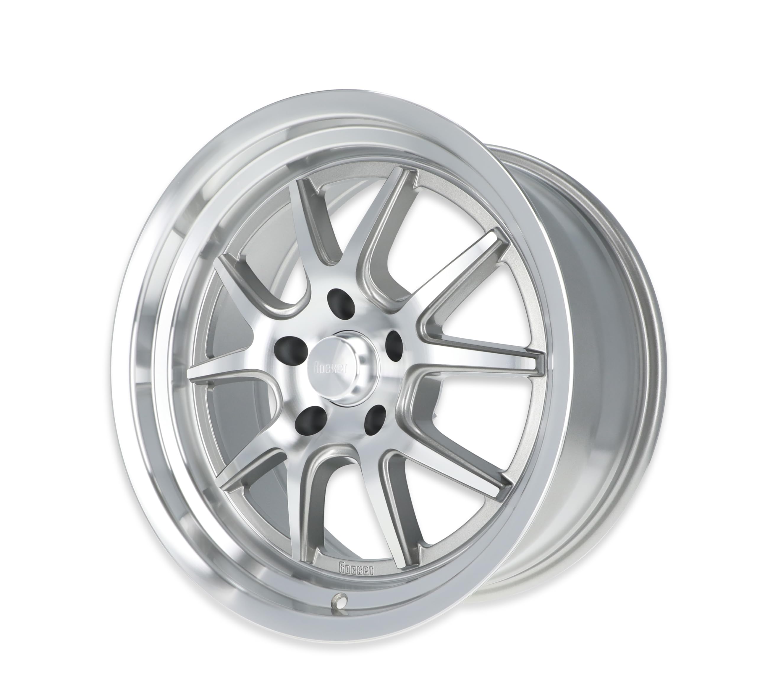 TTR19-896150 Rocket Racing Wheels 18x9 Attack Machined 5x4.75 5.0 bs