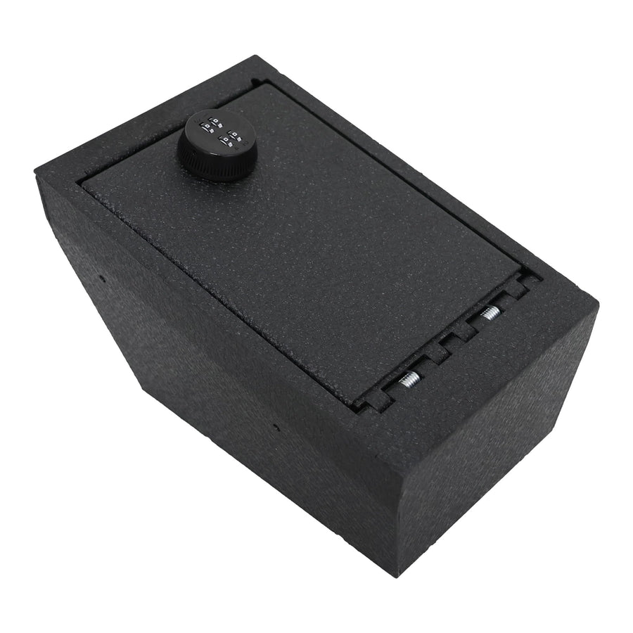 Center Console Safe Black Black Horse Compatible with 2021-2023 Tesla X -ASTX01