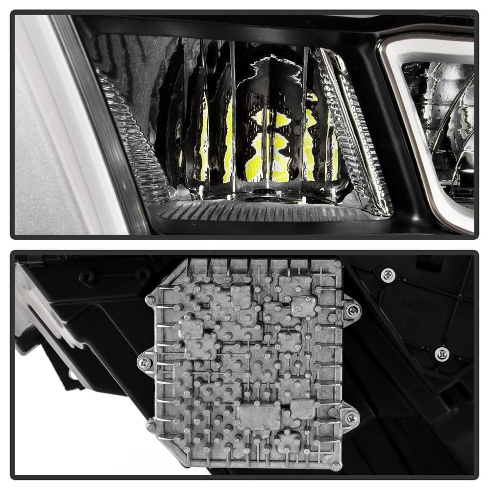 Dodge Ram 1500 19-22 Spyder (POE) Full LED w/DRL Chrome Bezel Headlight - OE Left