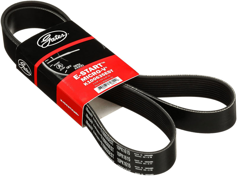 K100635EST Gates E-Start Micro-V Serpentine Drive Belt