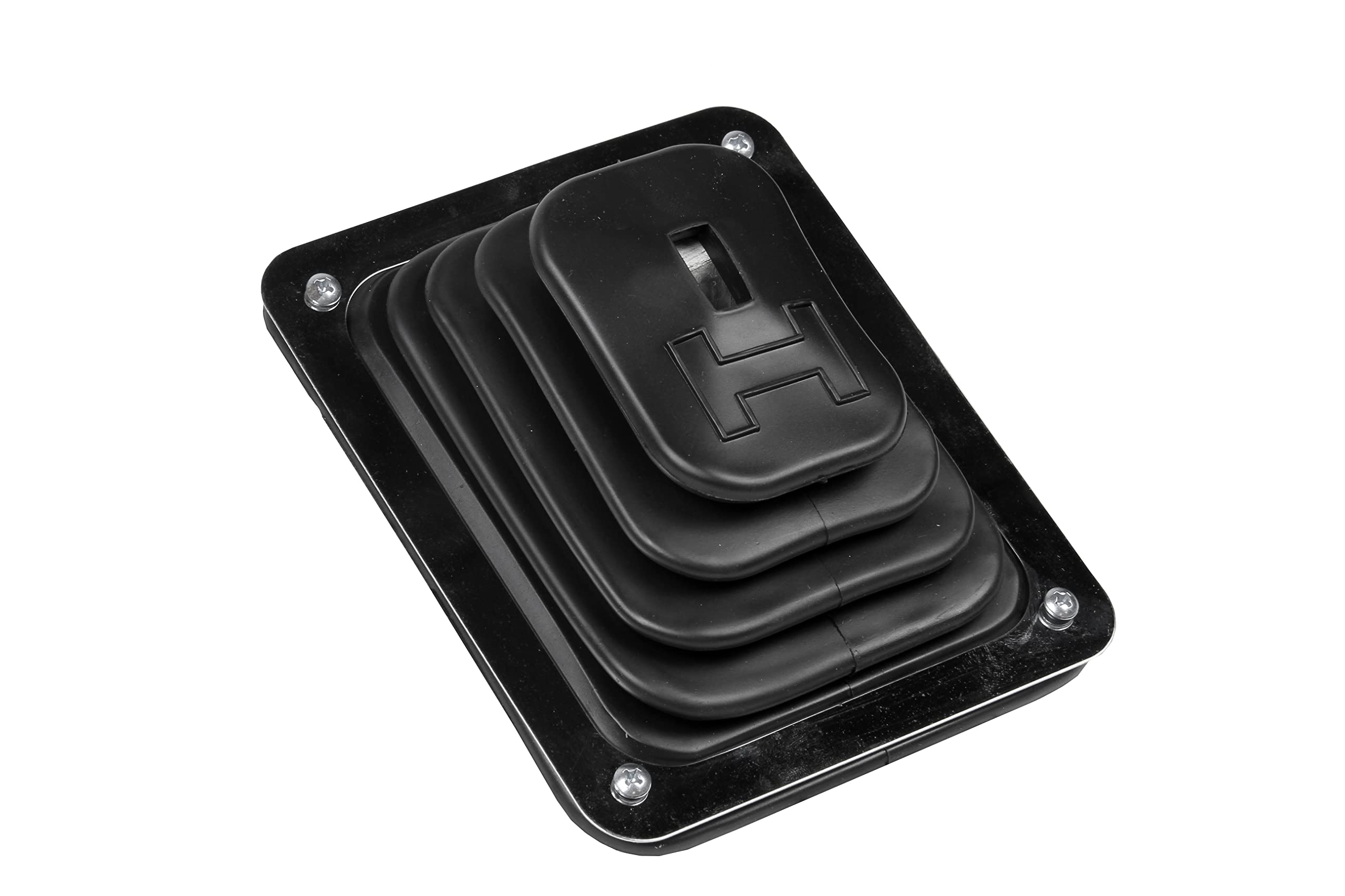 Hurst B-4 1144580 Shifter Boot and Plate Kit, Black