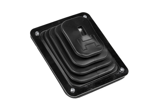Hurst B-4 1144580 Shifter Boot and Plate Kit, Black