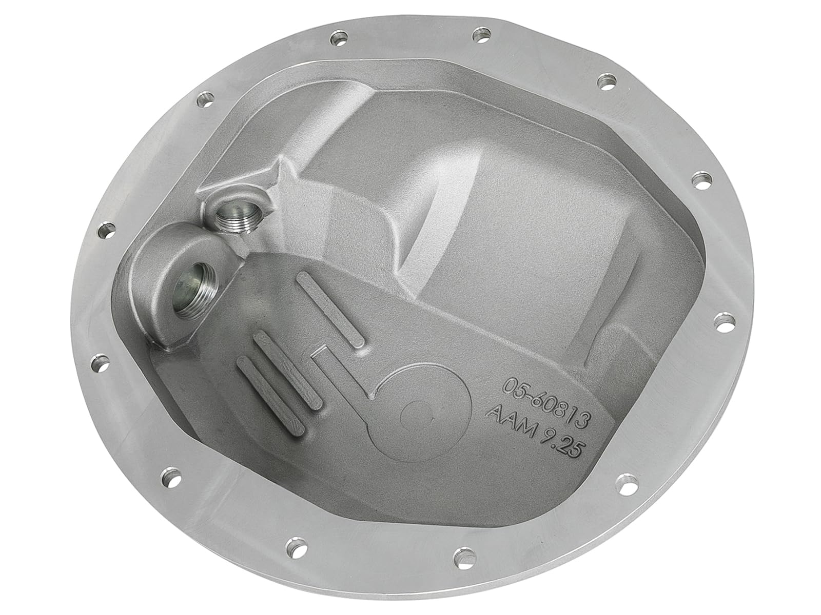 aFe POWER Front Differential Cover Street Series Raw w/Machined Fins - #46-70400 - Dodge Trucks 2500/3500 13-23 (AAM 9.25-12)
