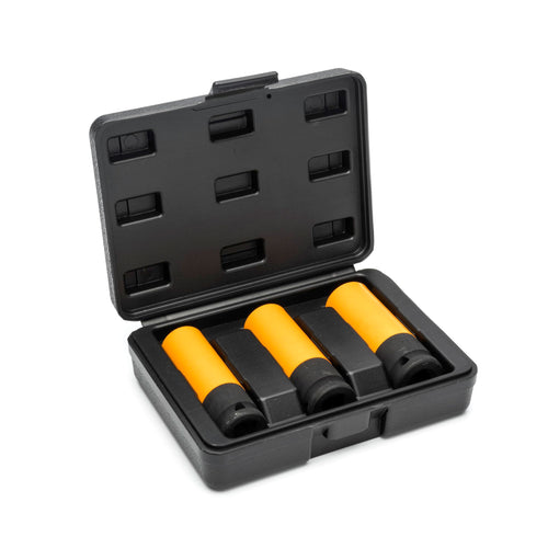 1/2" Drive GEARWRENCH High-Strength Wheel Protector Impact Metric Socket Set | 84946 3 Piece